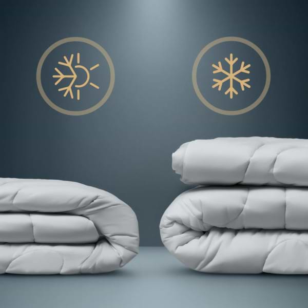 Фото - Ковдра демісезонна двоспальна євро MirSon Bianco №643 з евкаліптом 220х240 (2200000857569)