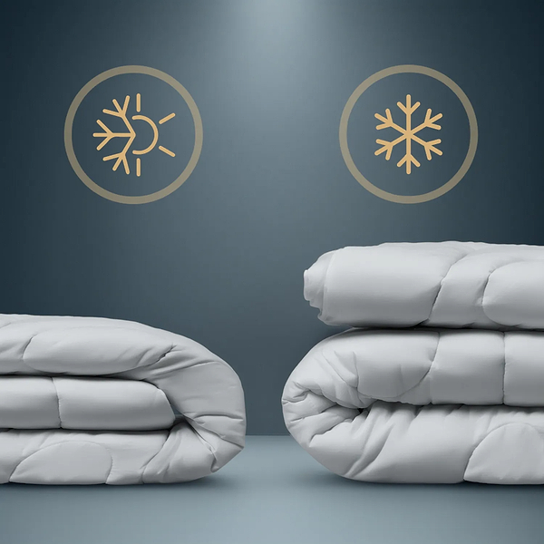 Фото - Одеяло зимнее двуспальное MirSon EcoSilk №1302 Bianco 172x205 см (2200001529731)