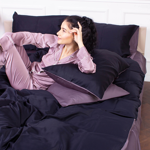 Фото - Комплект постельного белья MirSon Black Diamond 0240+0055 143х210 (2200000688378)