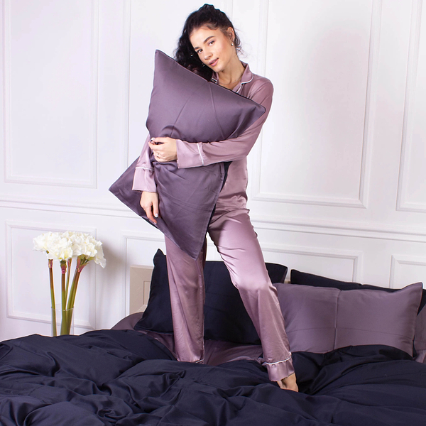 Фото - Комплект постельного белья MirSon Black Diamond 0240+0055 143х210 (2200000688378)