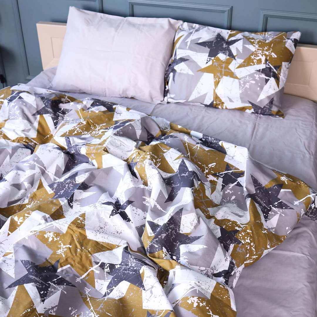 Комплект постільної білизни дитячий MirSon Бязь 17-0708 Smoky Starlight 110х140 (2200010617962)
