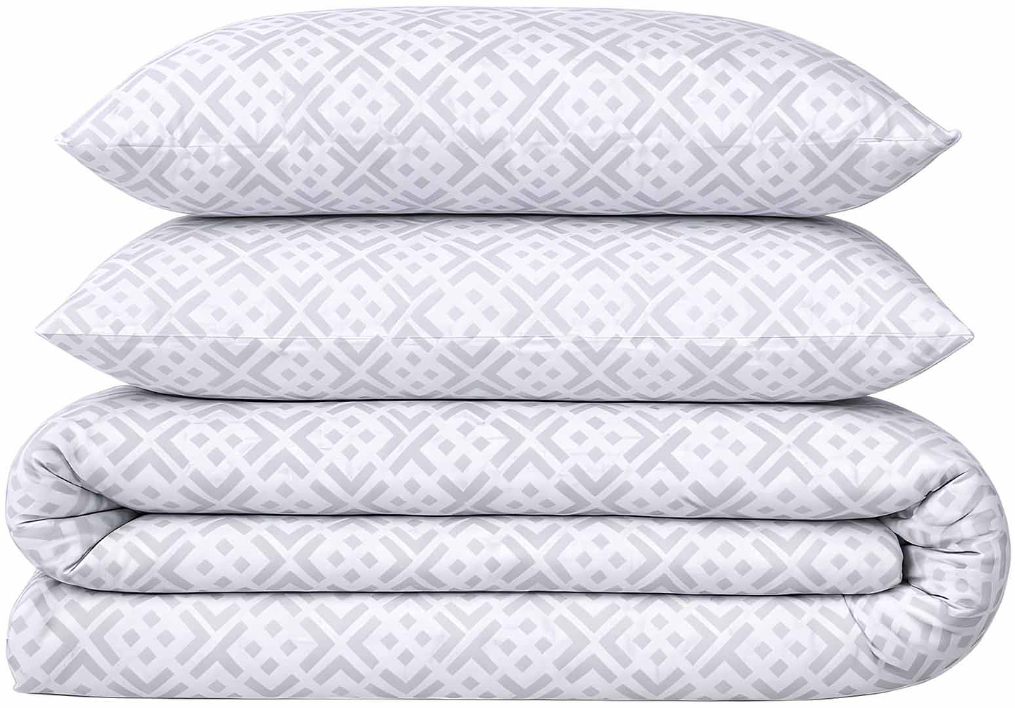 Комплект постільної білизни MirSon Бязь 17-0947 Abstract Gray 200х220 см (2200013164203)