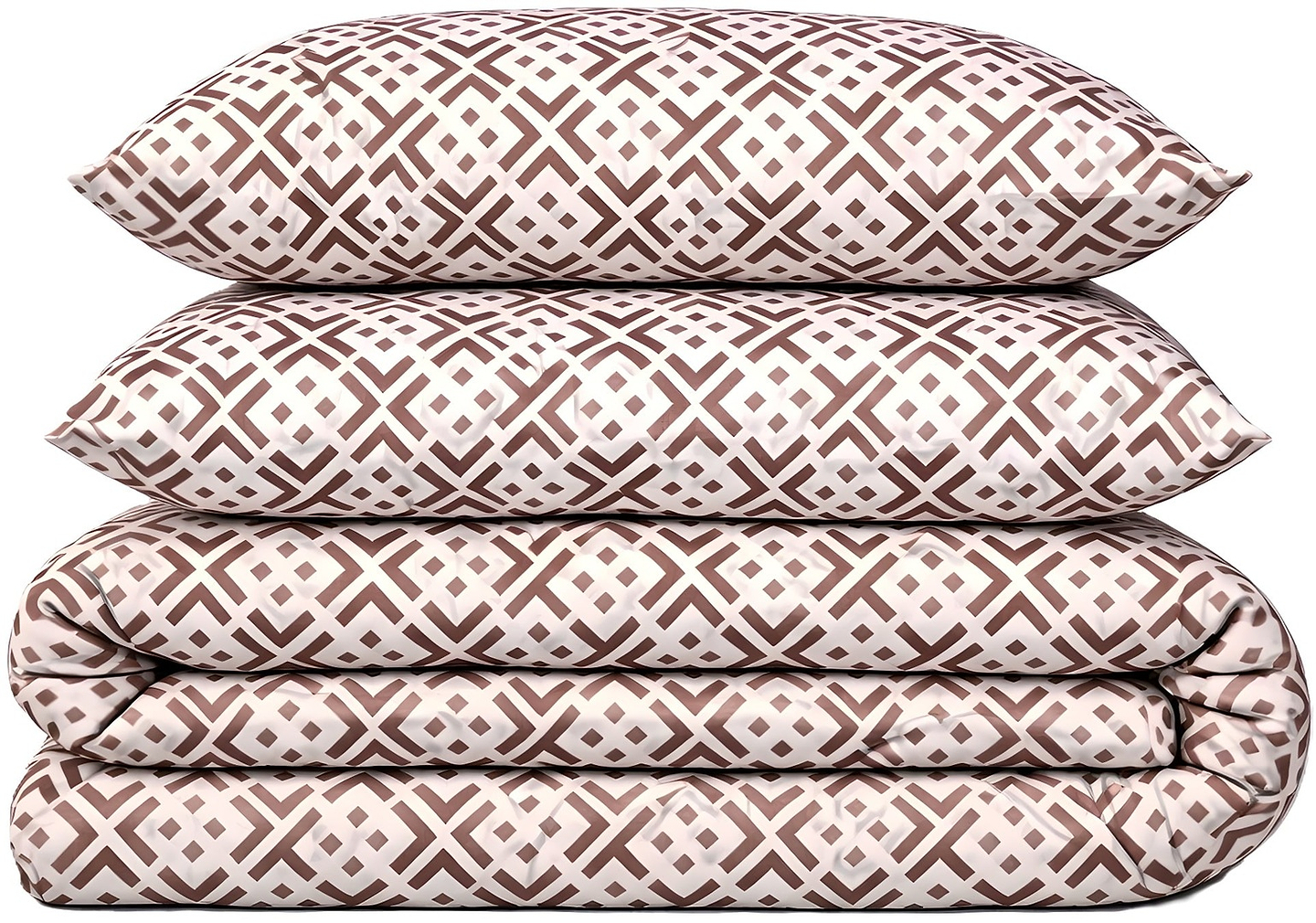 Комплект постільної білизни MirSon Бязь 17-0949 Abstract Brown 200х220 см (2200013165200)