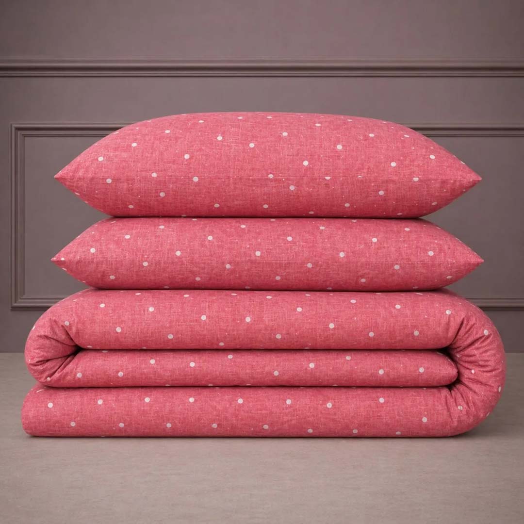 Комплект постільної білизни MirSon Бязь 17-0965 Blush Dots 200х220 см (2200013259893)