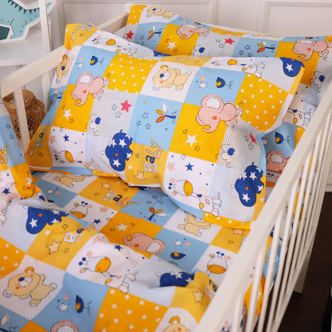 Комплект постільної білизни MirSon Бязь 20-0038 Cute animals 220х240 (2200010271201)