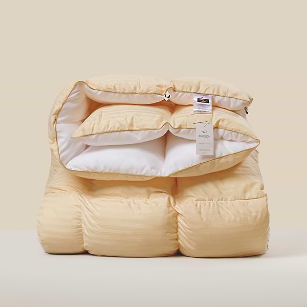 Фото - Одеяло зимнее двуспальное евро MirSon пуховое Carmela 035 200x220 см (2200000003720)