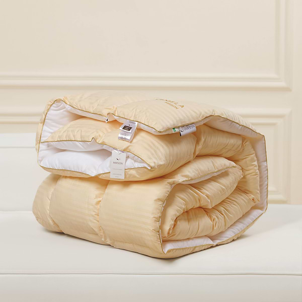 Фото - Одеяло зимнее двуспальное евро MirSon пуховое Carmela 035 200x220 см (2200000003720)