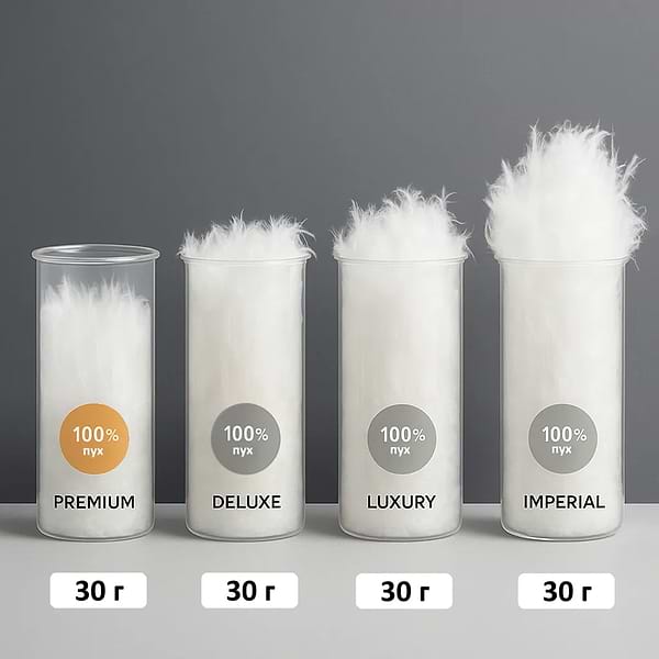 Фото - Одеяло зимнее двуспальное евро MirSon пуховое Carmela 035 200x220 см (2200000003720)