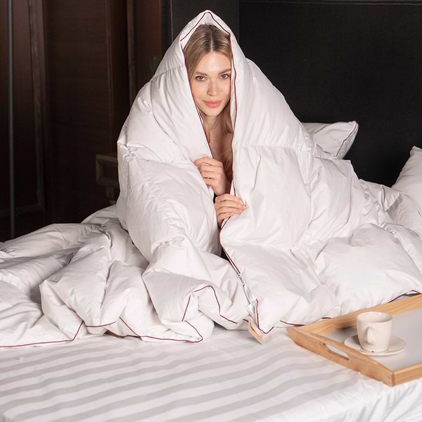 Фото - Ковдра зимова двоспальна MirSon DeLuxe 030 172x205 см (2200000004444)