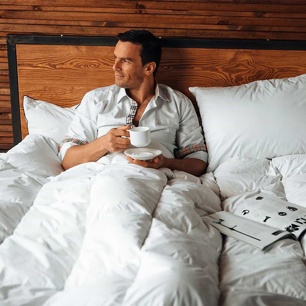 Фото - Ковдра зимова двоспальна MirSon DeLuxe 030 172x205 см (2200000004444)