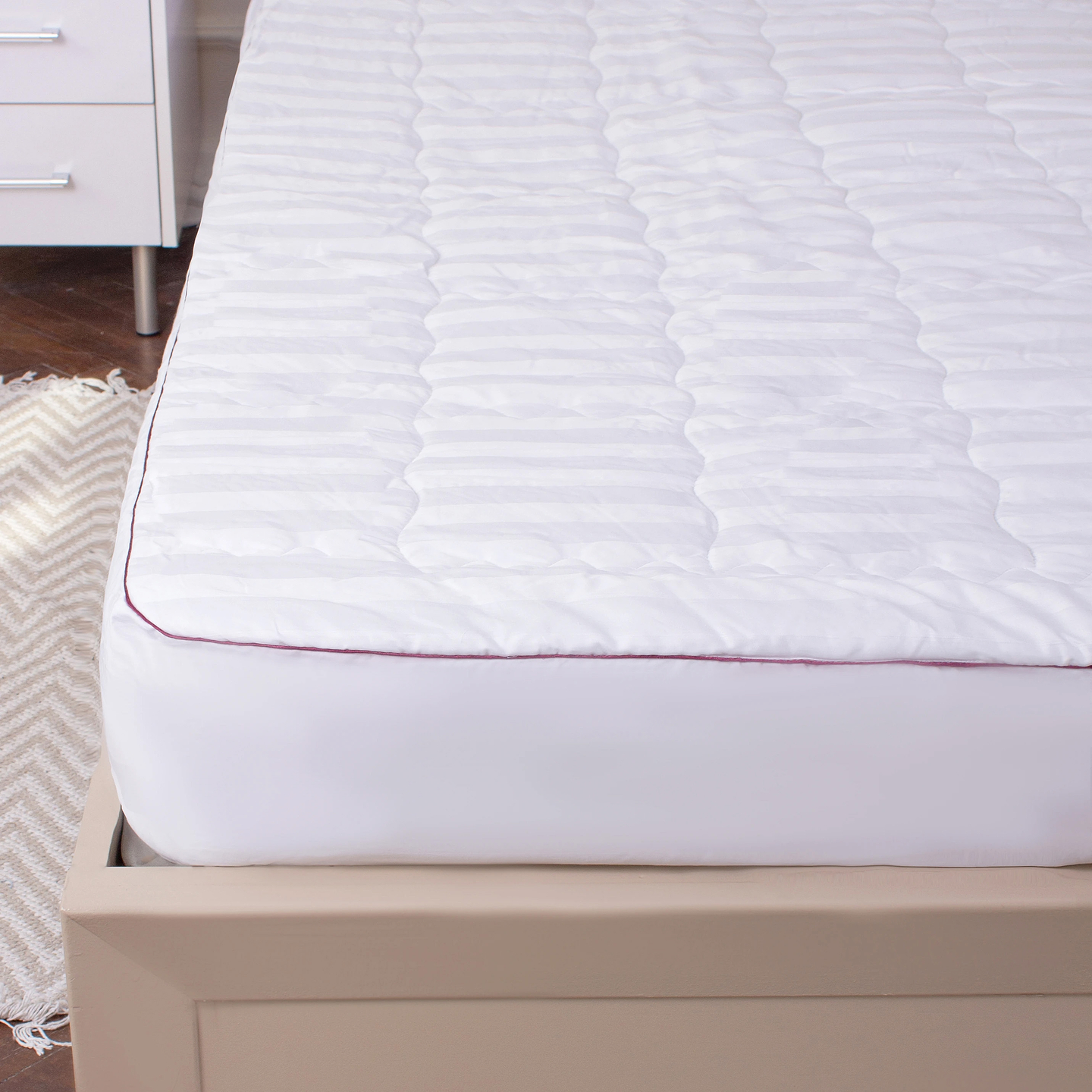 Наматрацник MirSon DeLuxe Cotton 4091 160x190 см (2200000388964)