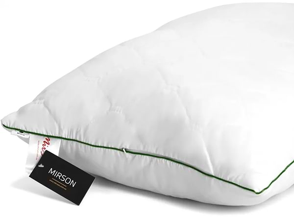 Фото - Подушка стандартная MirSon шелковая Eco 0514 средняя 60х60 см (2200000042228/2200000042248)