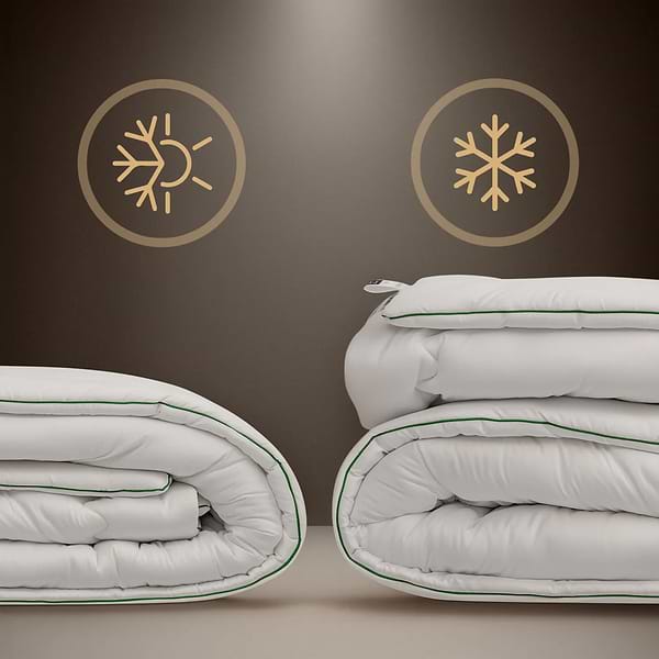 Фото - Одеяло демисезонное двуспальное евро MirSon Mikrosatin Gold Woolen Hand Made 168 220x240 см (2200000460424)