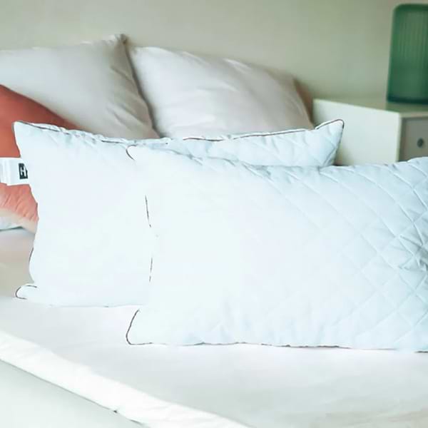 Фото - Подушка стандартна MirSon шовкова Eco Silver 0546 Середня 50х70 см (2200000393449)