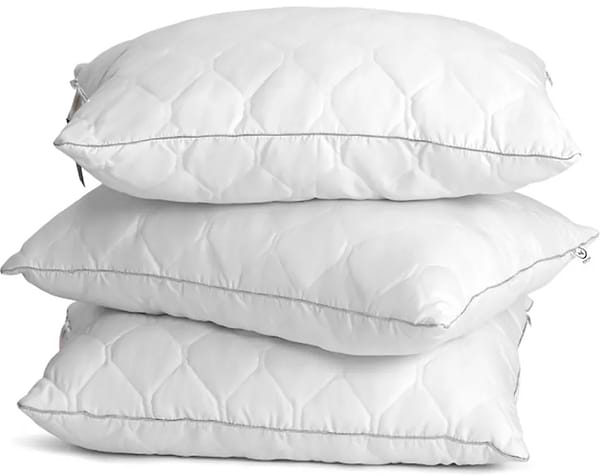 Фото - Подушка стандартна MirSon шовкова Eco Silver 0546 Середня 50х70 см (2200000393449)