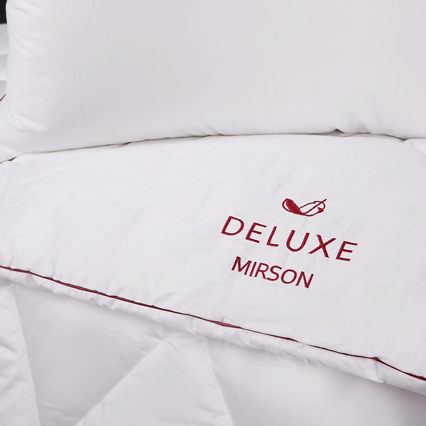 Фото - Ковдра демісезонна двоспальна євро MirSon EcoSilk №1310 DeLuxe Hand Made 200x220 см (2200001527089)