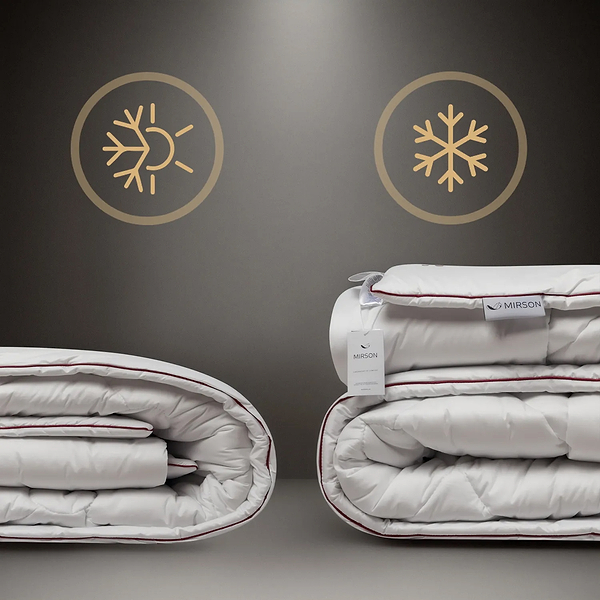 Фото - Одеяло зимнее двуспальное MirSon DeLuxe Eco-Soft Hand Made 819 172x205 см (2200000622693)