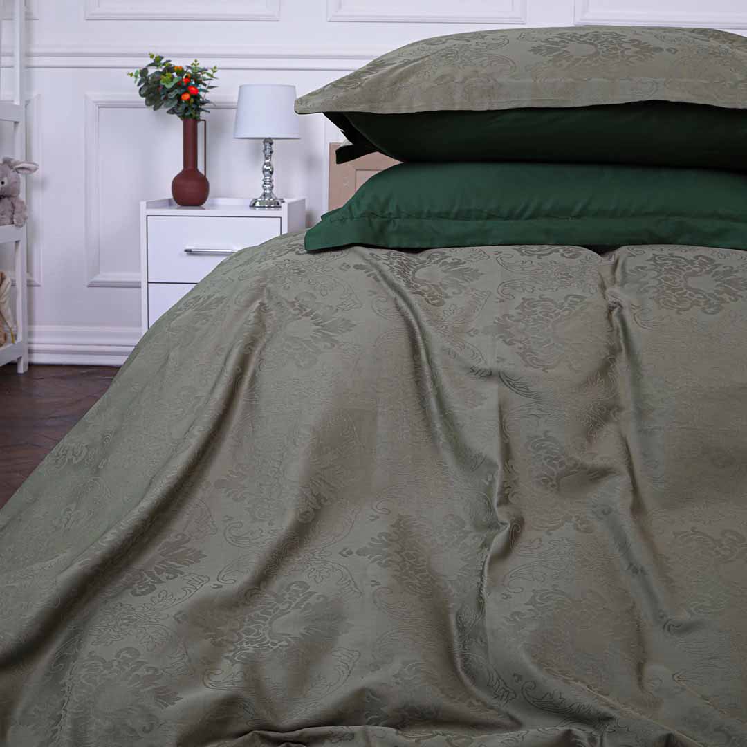 Простынь полуторная MirSon Жакард 6037 Nellie 150х220 см (2200009023095)
