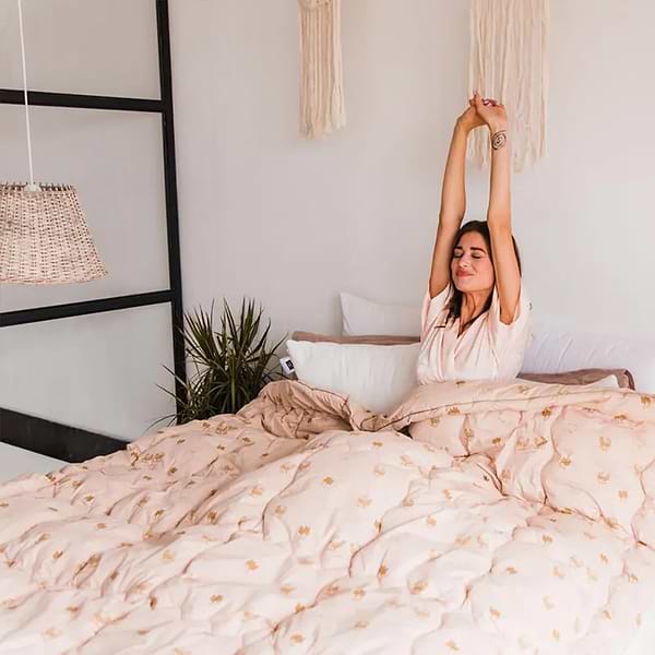 Фото - Одеяло летнее двуспальное евро MirSon Gold Camel Hand Made 173 220x240 см (2200000460721)