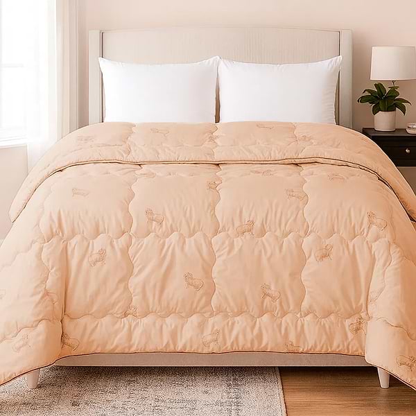 Фото - Ковдра зимова двоспальна євро MirSon Gold Camel Hand Made 175 220x240 см (2200000460844) Фото - Ковдра зимова двоспальна євро MirSon Gold Camel Hand Made 175 220x240 см (2200000460844)