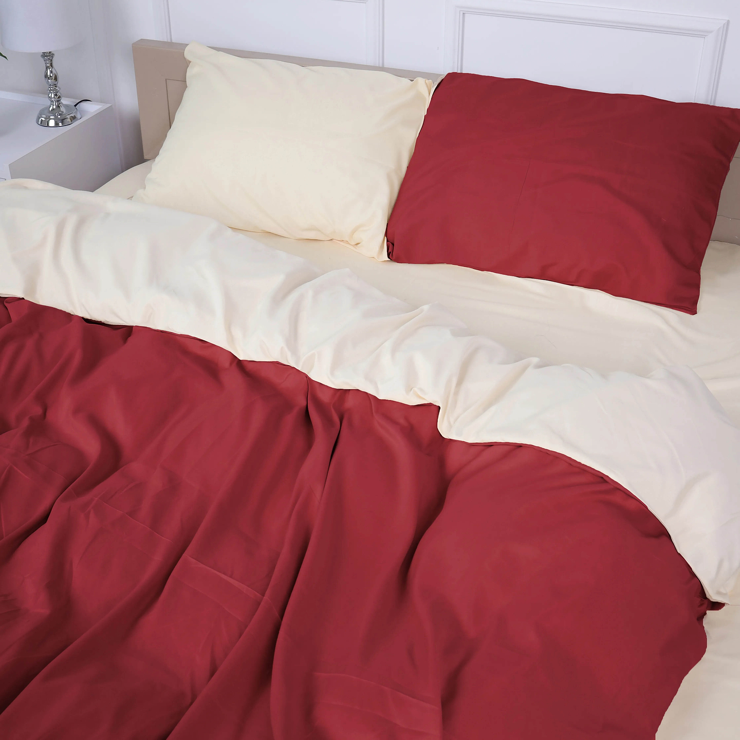 Комплект постільної білизни MirSon Gorafe (12-0712 + 19-1655) Mikrosatin Premium 200х220 см (2200007244126)