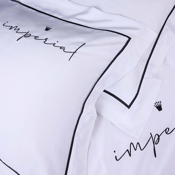 Фото - Комплект постільної білизни MirSon Imperial Tencel №01 White 200х220 см (2200010753257)