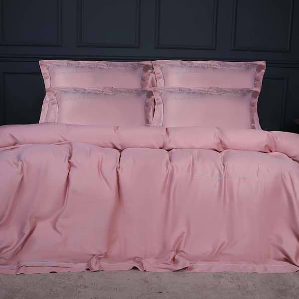 Фото - Комплект постільної білизни MirSon Imperial Tencel №02 Pink 200х220 см (2200010753349)