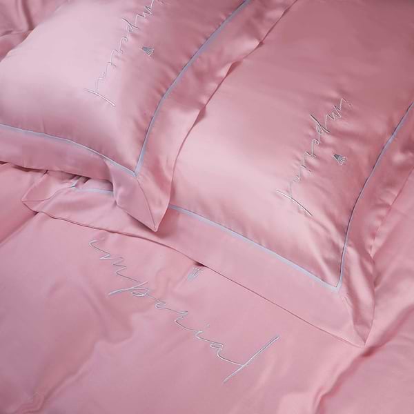 Фото - Комплект постільної білизни MirSon Imperial Tencel №02 Pink 200х220 см (2200010753349)