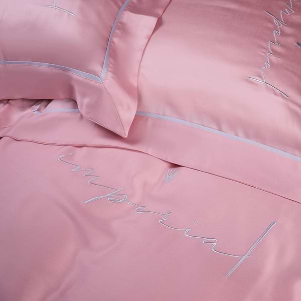 Фото - Комплект постільної білизни MirSon Imperial Tencel №02 Pink 200х220 см (2200010753349)