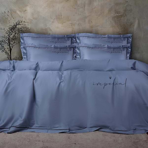 Фото - Комплект постільної білизни MirSon Imperial Tencel №05 Sea wave 200х220 см (2200010754780)