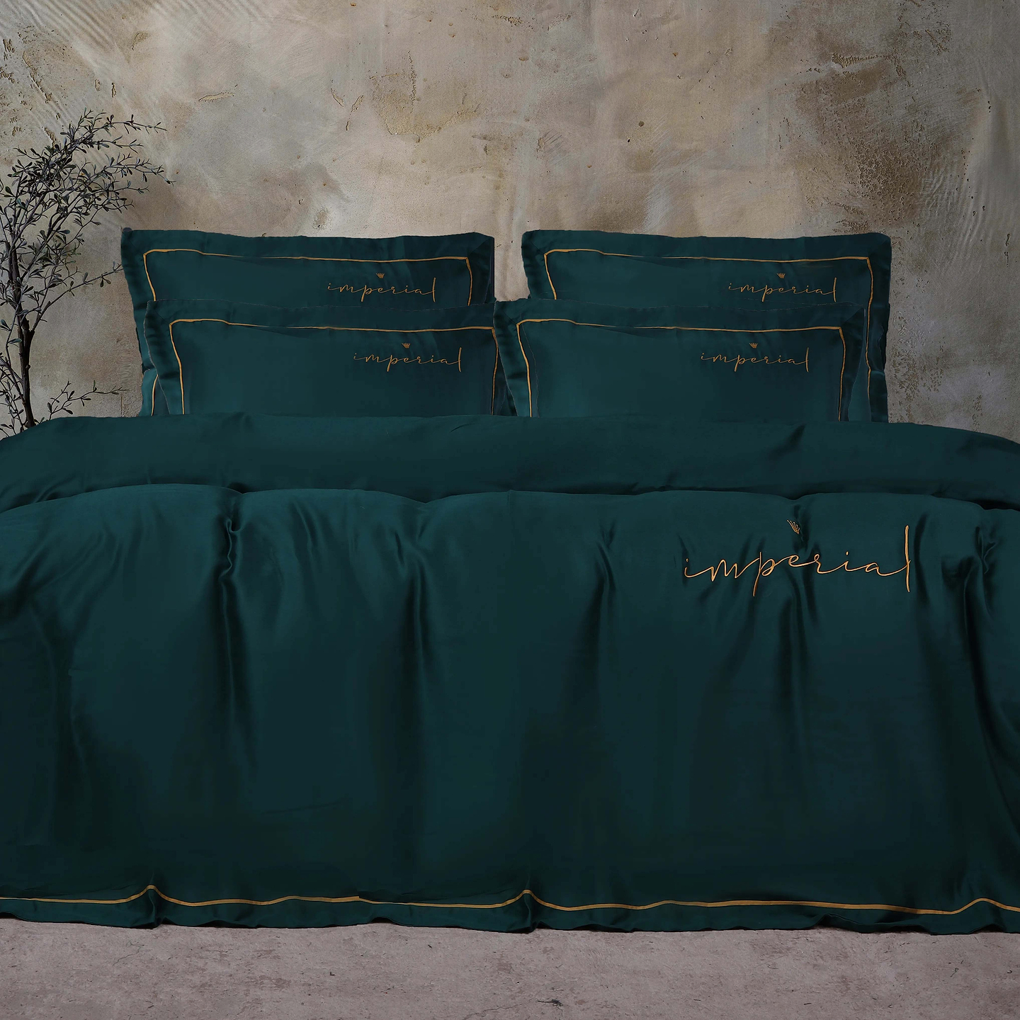 Комплект постільної білизни дитячий MirSon Imperial Tencel №07 Emerald 110х140 см (2200010755701)