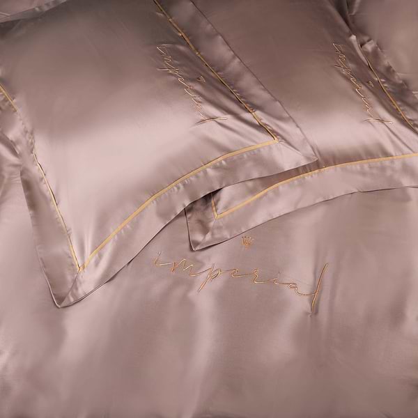 Фото - Комплект постільної білизни MirSon Imperial Tencel №08 Beige 200х220 см (2200010756234)