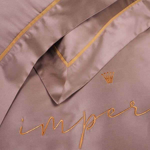 Фото - Комплект постільної білизни MirSon Imperial Tencel №08 Beige 200х220 см (2200010756234)