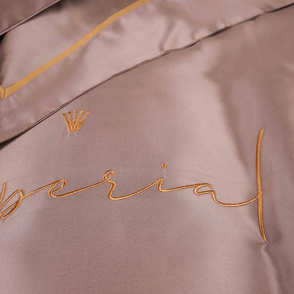 Фото - Комплект постільної білизни MirSon Imperial Tencel №08 Beige 200х220 см (2200010756234)