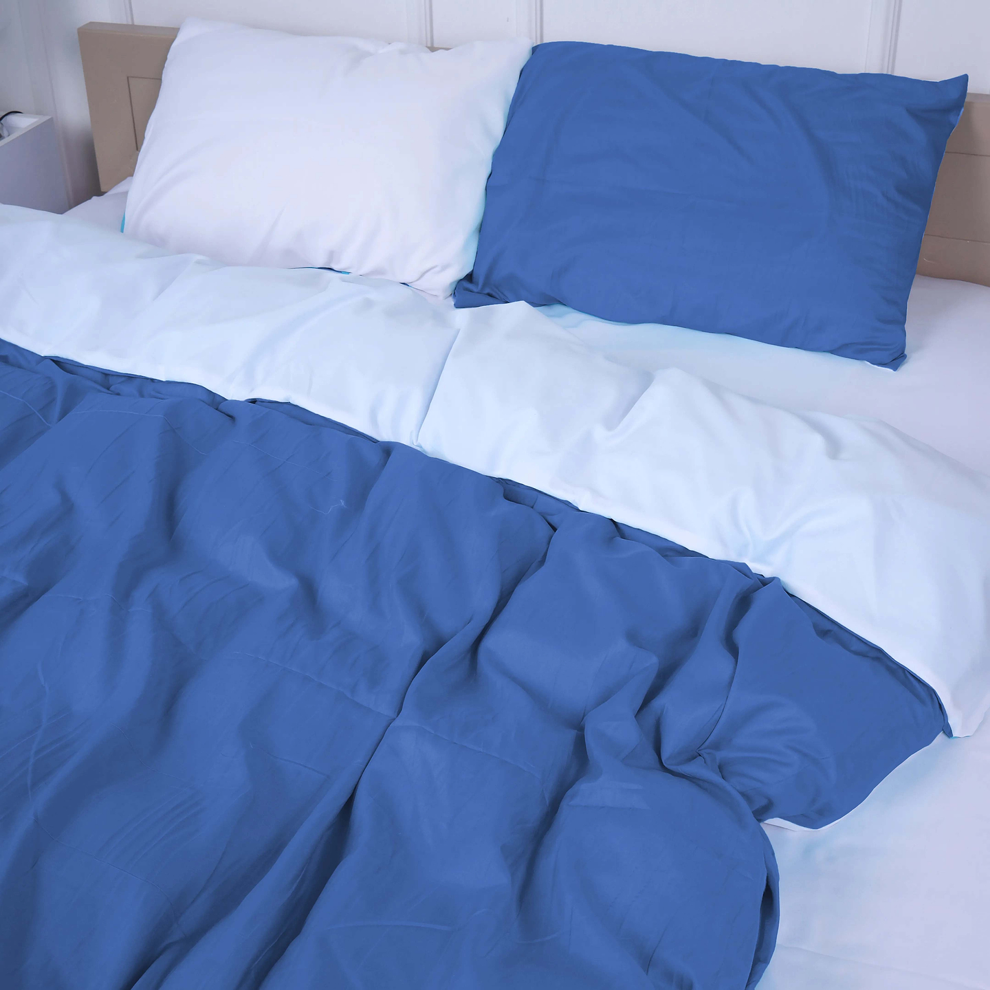 Комплект постільної білизни MirSon Intriago (18-0000 + 18-4039) Mikrosatin Premium 143х210 см (2200007244683)