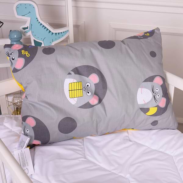 Фото - Подушка стандартная MirSon Kids Time 20-0029 Funny mice 40х60 см (2200009664397)