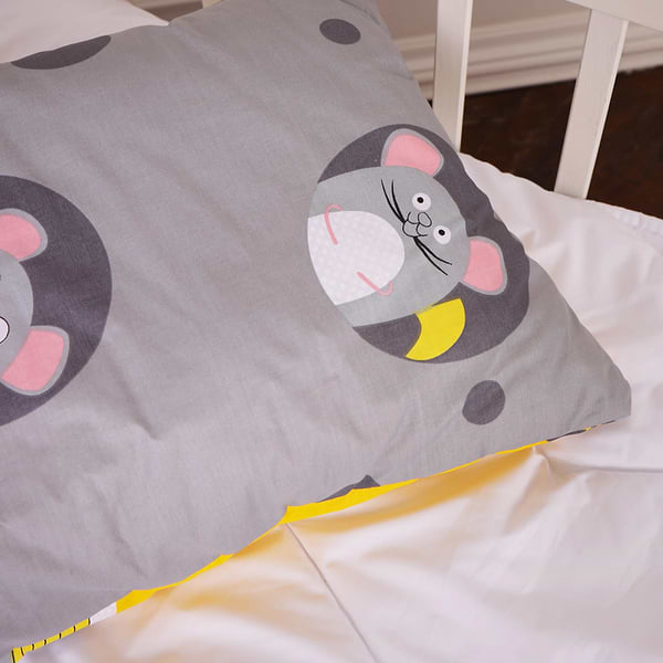 Фото - Подушка стандартная MirSon Kids Time 20-0029 Funny mice 40х60 см (2200009664397)