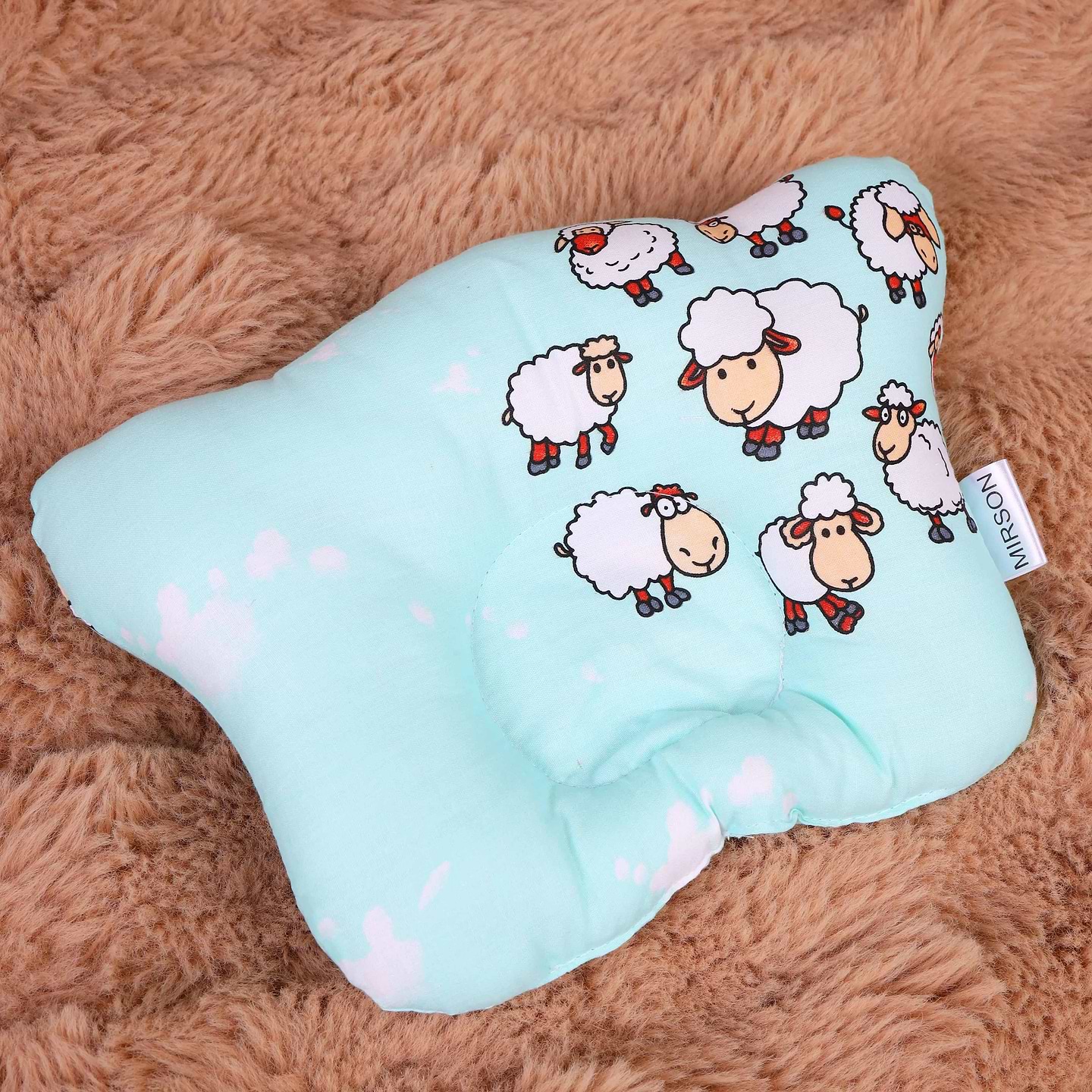 Подушка дитяча стандартна MirSon Ведмедик Kids Time 20-0030 Lambs (2200009664557)