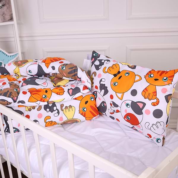 Фото - Подушка стандартная MirSon Kids Time 20-0035 Colored kittens 40х60 см (2200009665233)