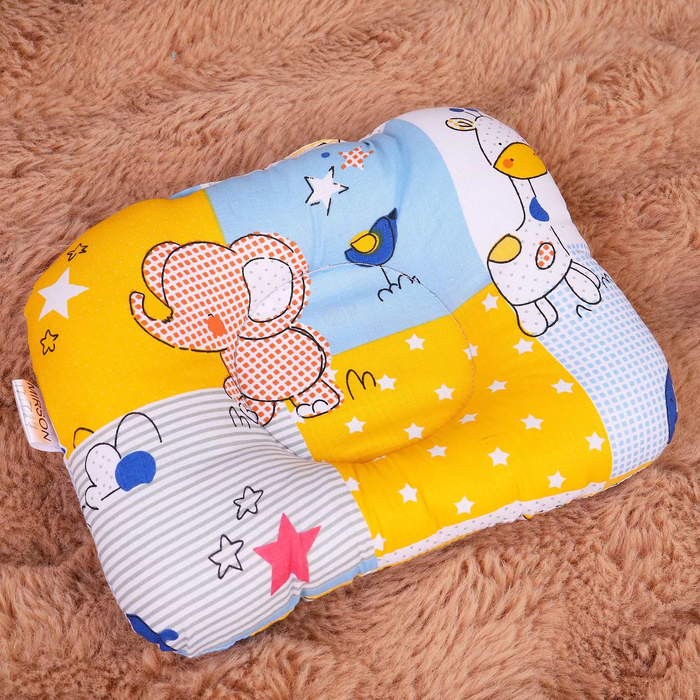 Подушка дитяча стандартна MirSon Заокруглена Kids Time 20-0038 Cute animals (2200009665707)