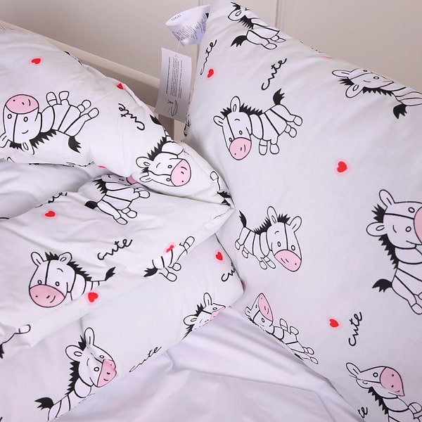 Фото - Подушка стандартна MirSon Kids Time 20-0040 Cute white zebra EcoSilk 40х60 см (2200009669323)