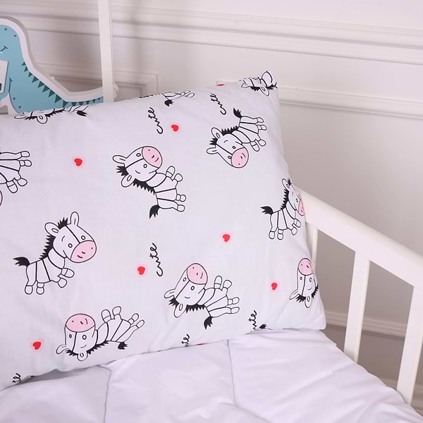 Фото - Подушка стандартна MirSon Kids Time 20-0040 Cute white zebra EcoSilk 40х60 см (2200009669323)