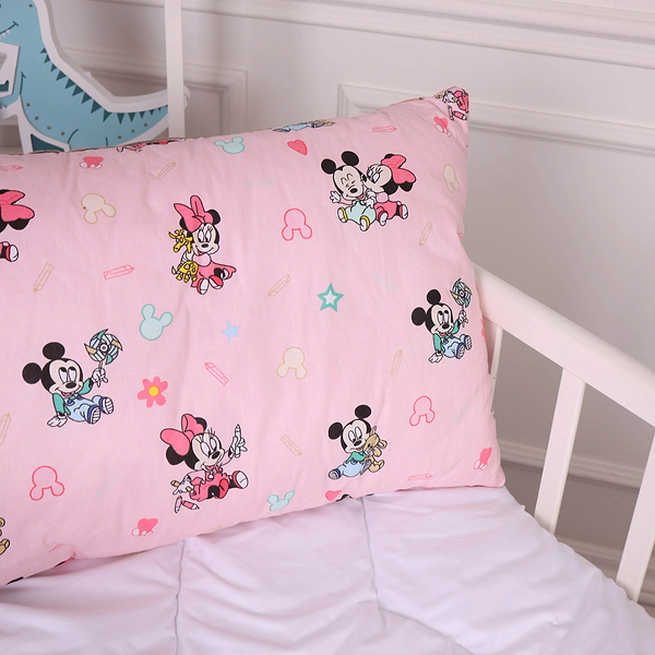 Фото - Подушка стандартна MirSon Kids Time 20-0042 Pink Mikey Mouse EcoSilk 50х70 см (2200009669392)
