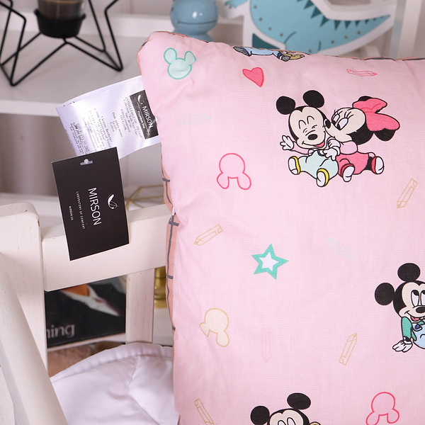 Фото - Подушка стандартна MirSon Kids Time 20-0042 Pink Mikey Mouse EcoSilk 50х70 см (2200009669392)