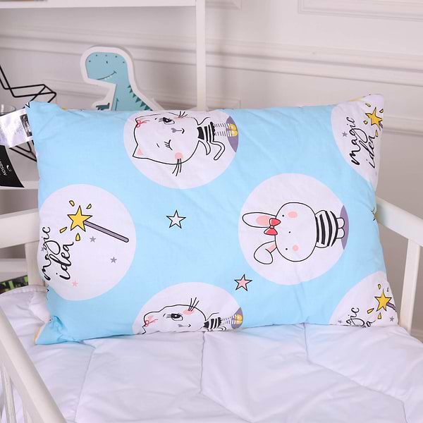 Фото - Подушка стандартная MirSon Kids Time 20-0044 Cats and bunnies EcoSilk 50х70 см (2200009669453)