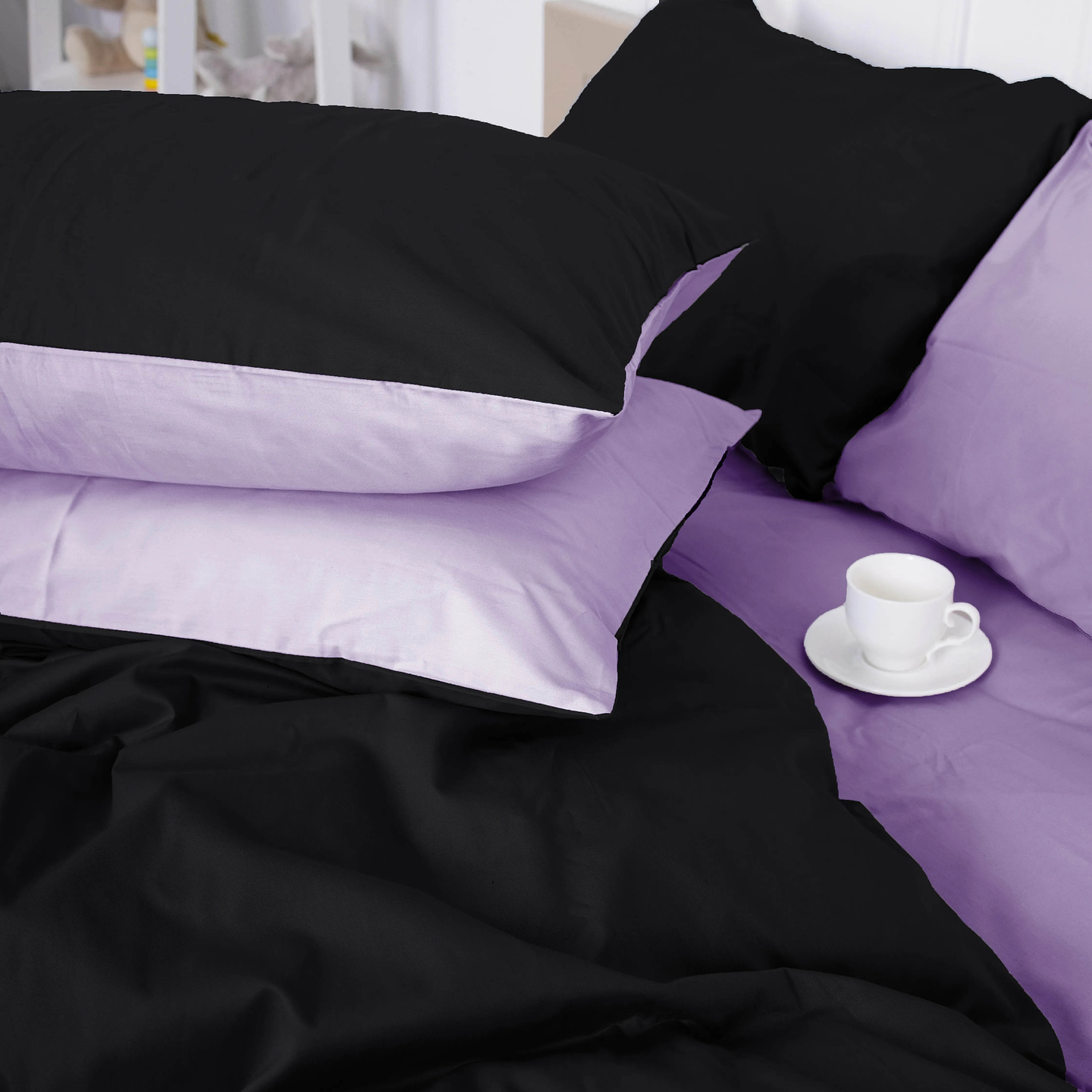 Комплект постільної білизни MirSon Lavanda 3820+0055 143х210 (2200000689160)