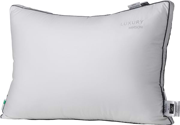 Фото - Подушка стандартна MirSon шовкова Luxury 0544 пружна 50x70 см (2200000135254)