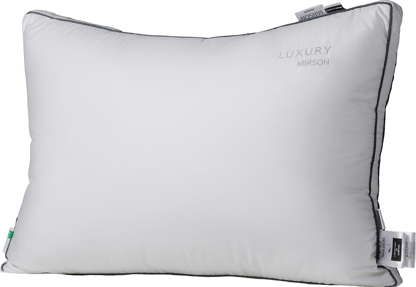 Подушка стандартна MirSon бавовняна 1465 Luxury Exclusive М'яка 50х70 см (2200001538702)