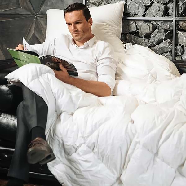 Фото - Ковдра зимова полуторна MirSon №1365 Luxury Exclusive 155x215 см (2200001532335)