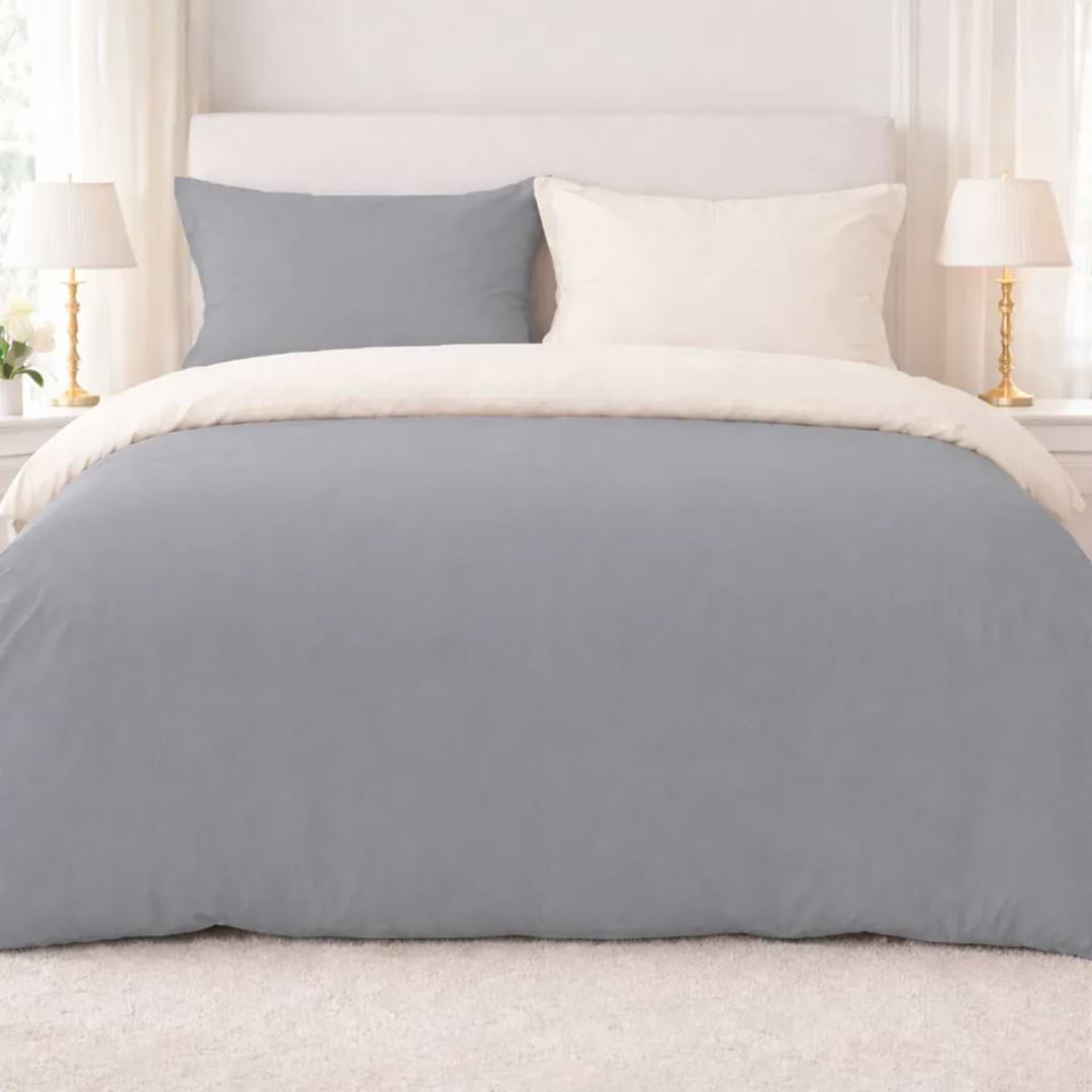 Комплект постельного белья MirSon Poplin Line 002 + 056 Kathleen 220 x 240 см (2200006280323)